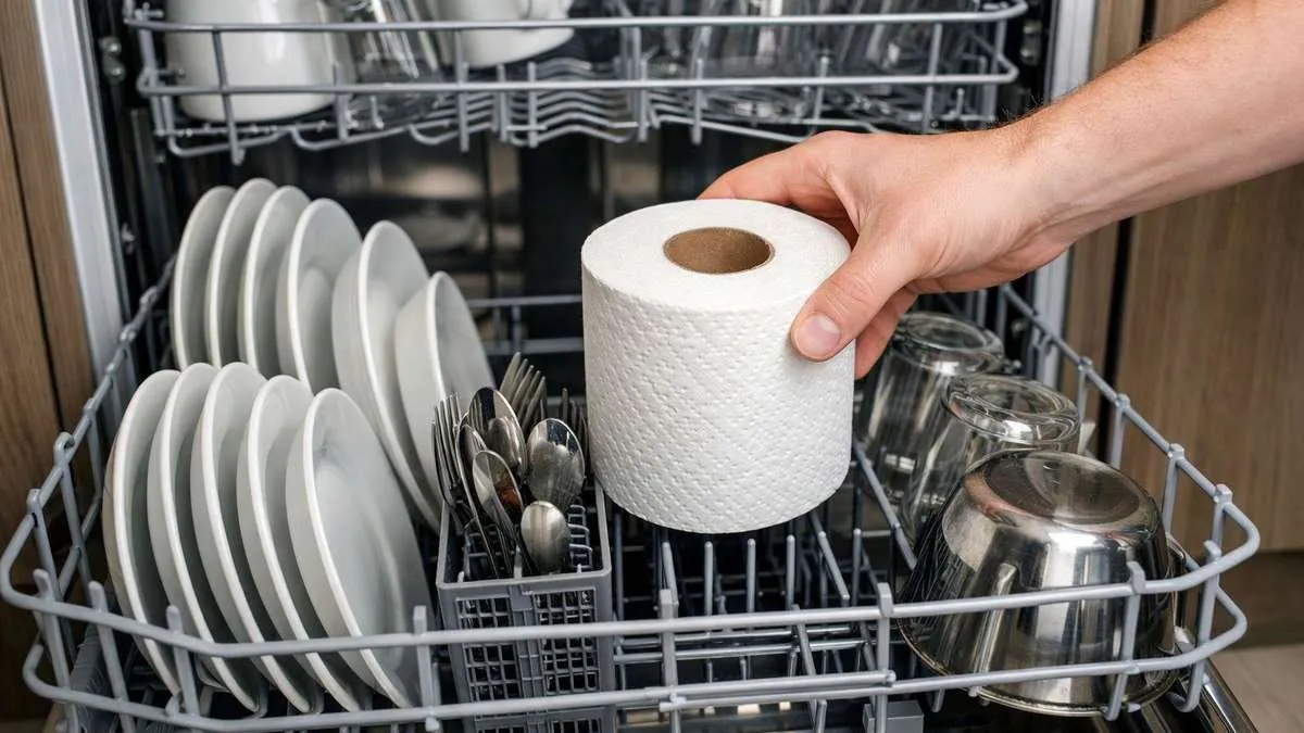 Prova en rulle toalettpapper i diskmaskinen — här är varför