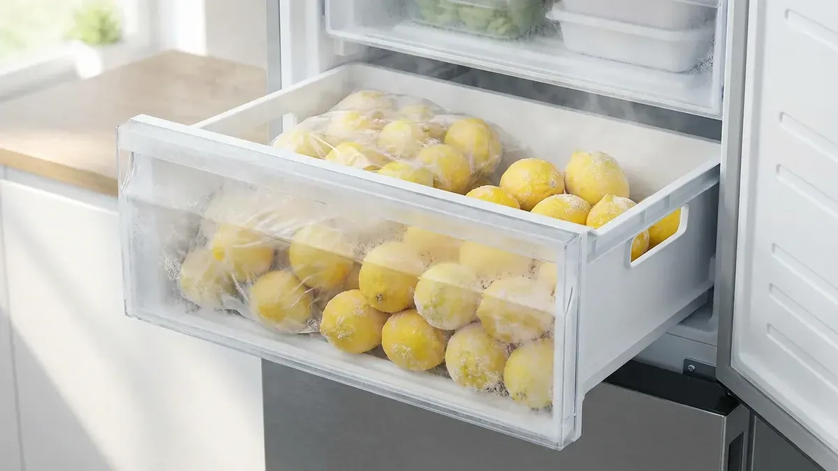 Frys hela citroner: en oväntad fördel i köket